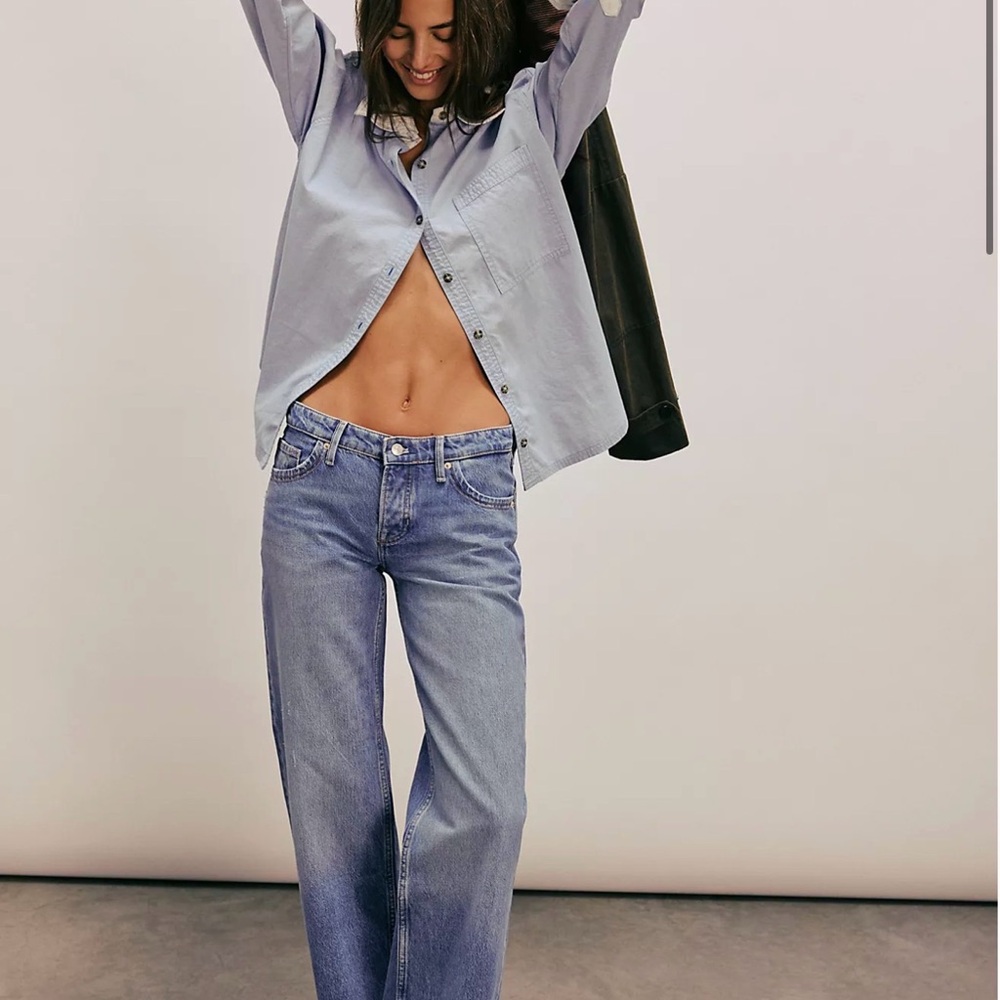 We The Free Light Blue Flare Jeans